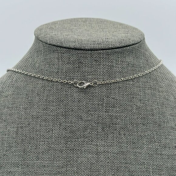 NWT Silver Heart Locket Necklace – “I Love You” Engraved Pendant - Picture 4 of 5